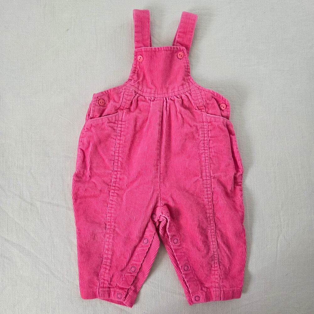 Vintage Pink Cord Bubble Overalls 6-9 months